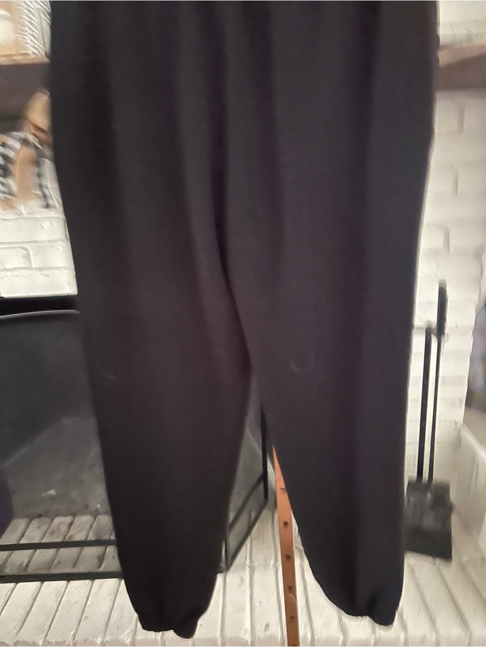 Apt. 9 Black Joggers with Gold Zipper Accents - Picture 4 of 6